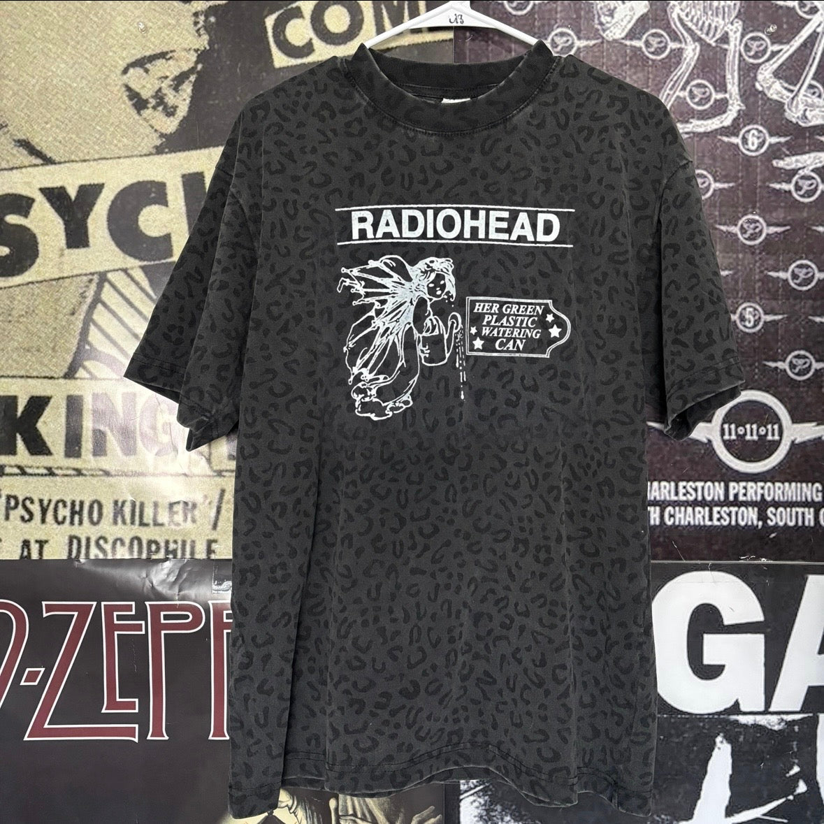 Radiohead grey cheetah t-shirt