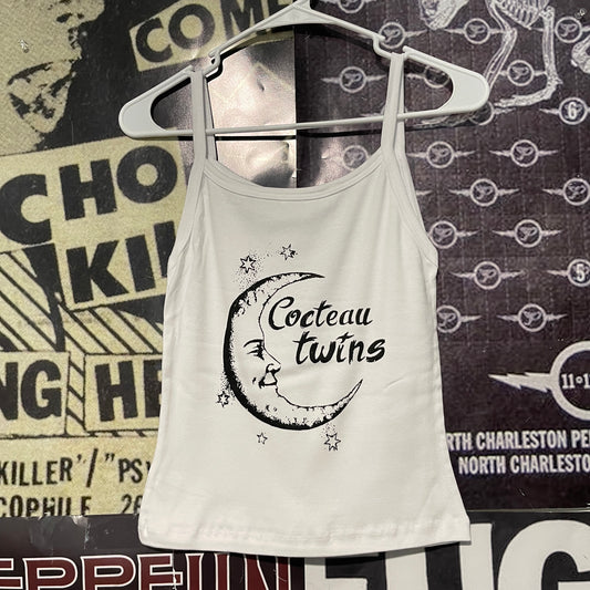 Cocteau twins white baby tank