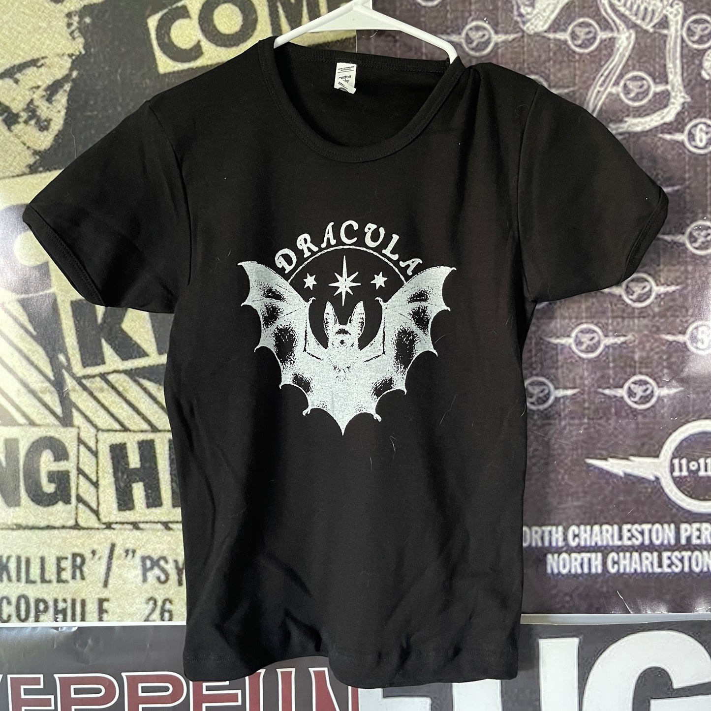 Dracula black long baby tee