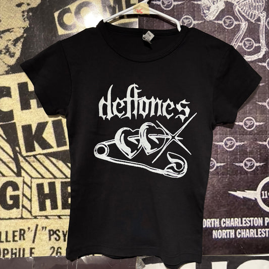 Deftones b&w babydoll tee