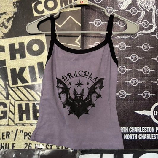 Dracula purple ringer tank