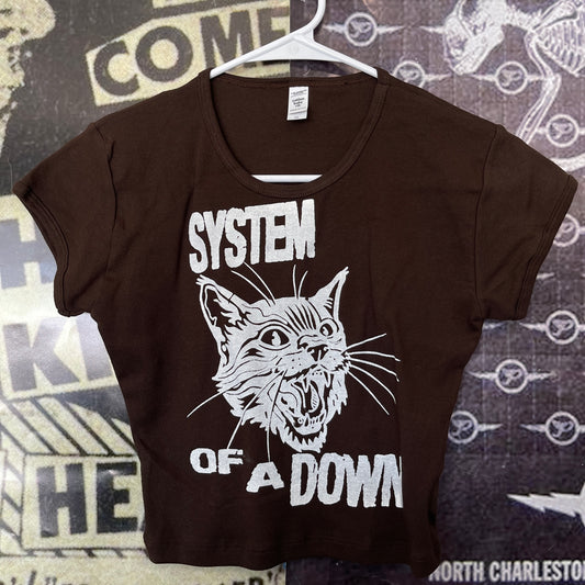 System of a down brown baby tee