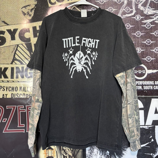 title fight camo/black long sleeve (PREORDER)