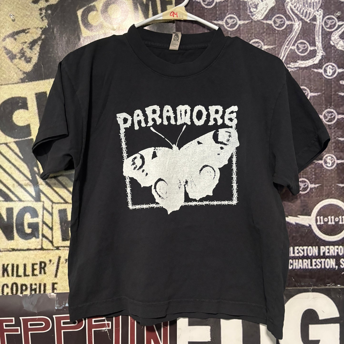 Paramore boxy black tee