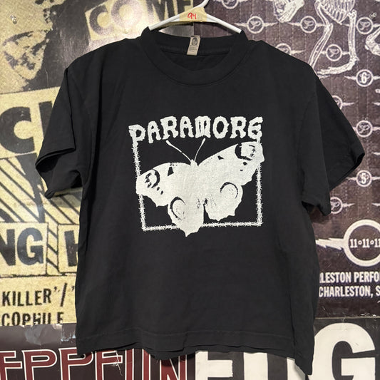 Paramore boxy black tee