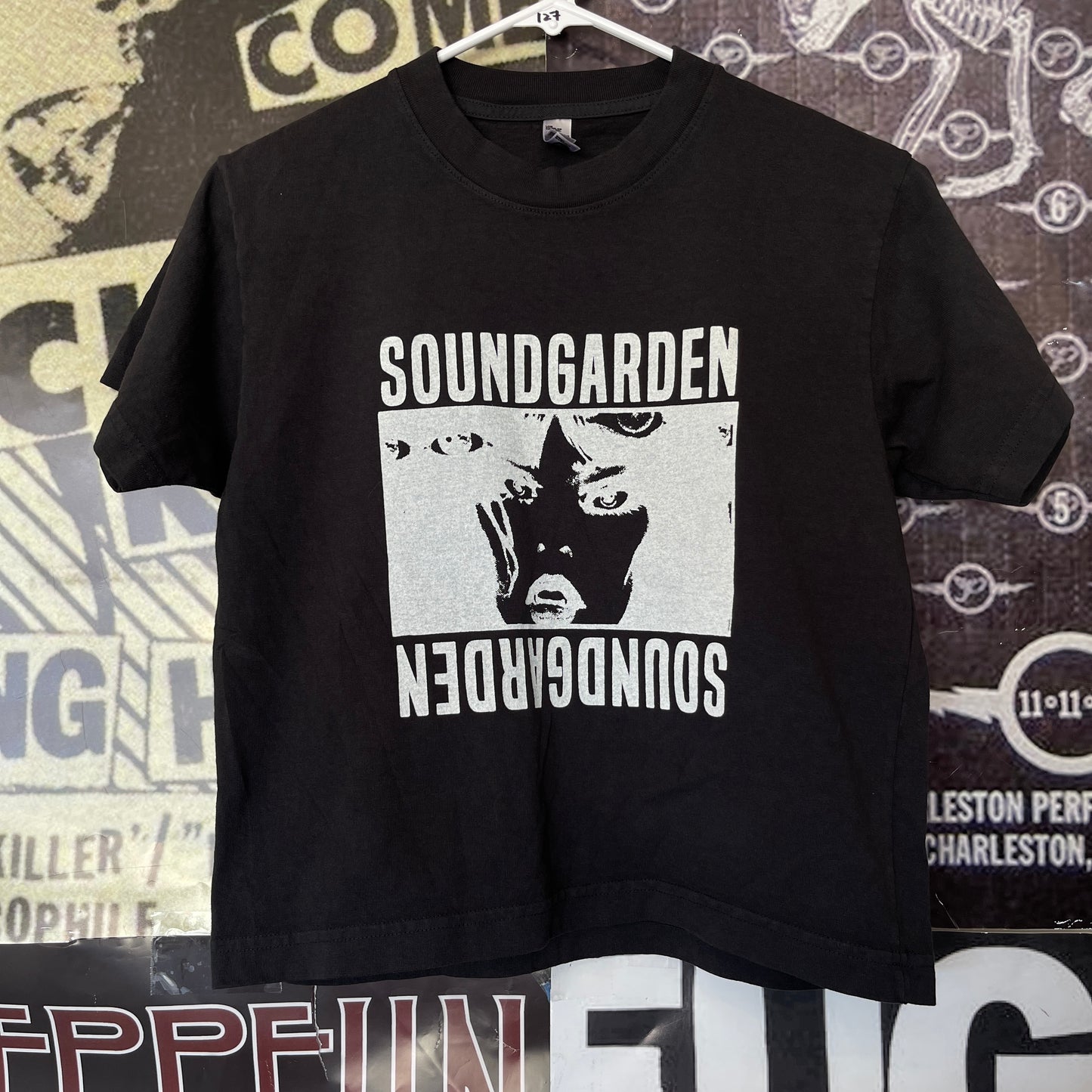 Soundgarden black boxy tee