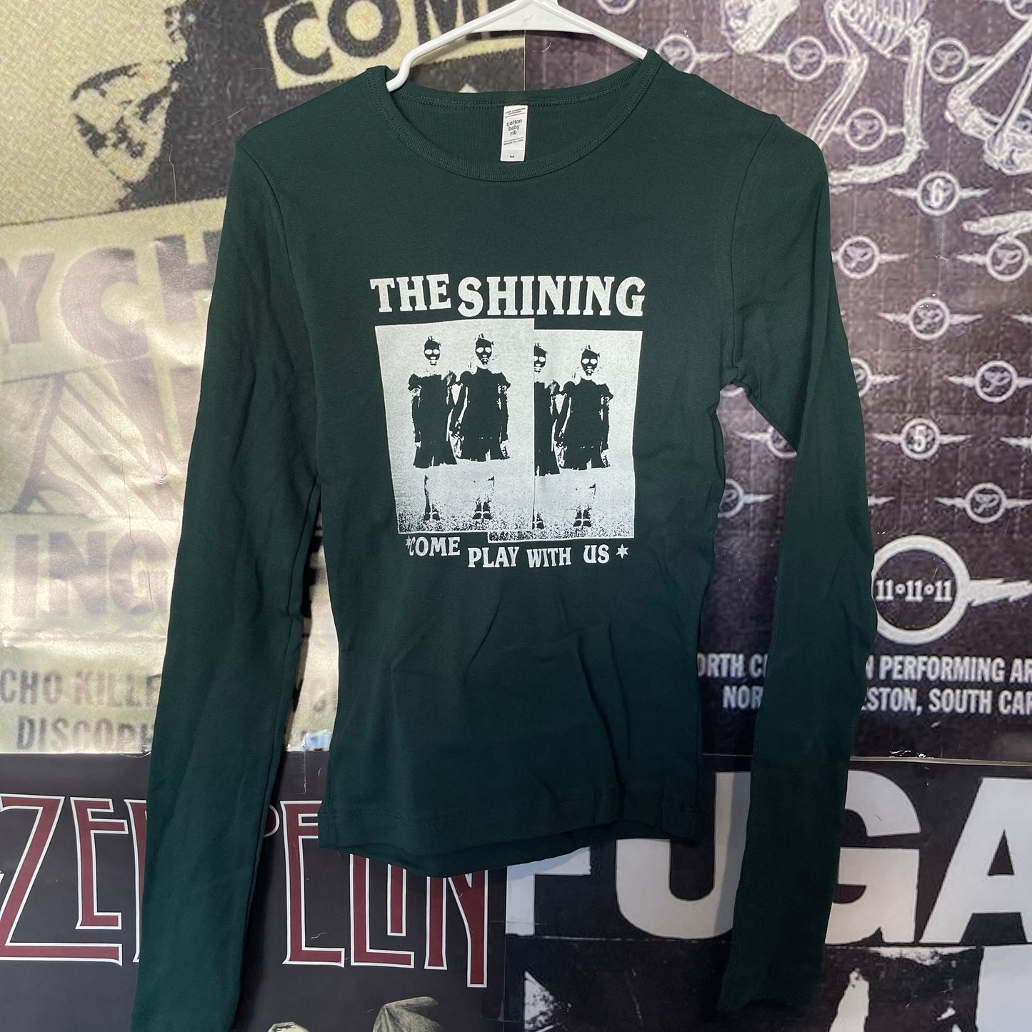 The shining forest green baby long sleeve