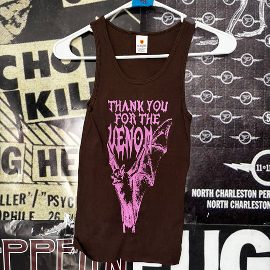 Venom brown/pink ribbed tank