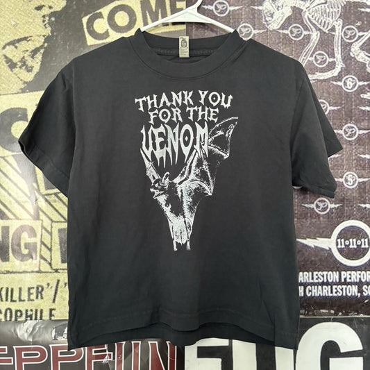 Venom boxy black tee