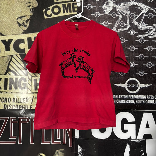 Silence lambs red boxy tee XS/SM
