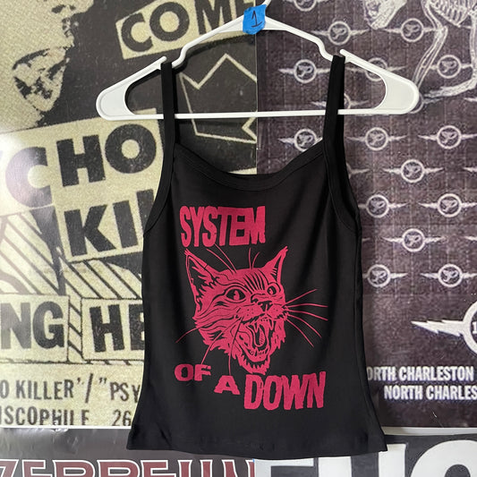 System of a down black/red baby tank