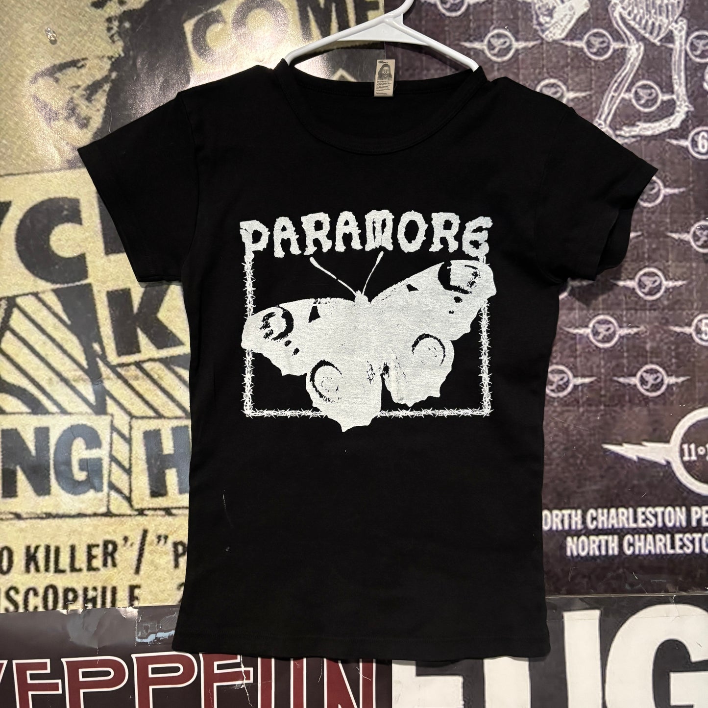 Paramore b&w babydoll tee