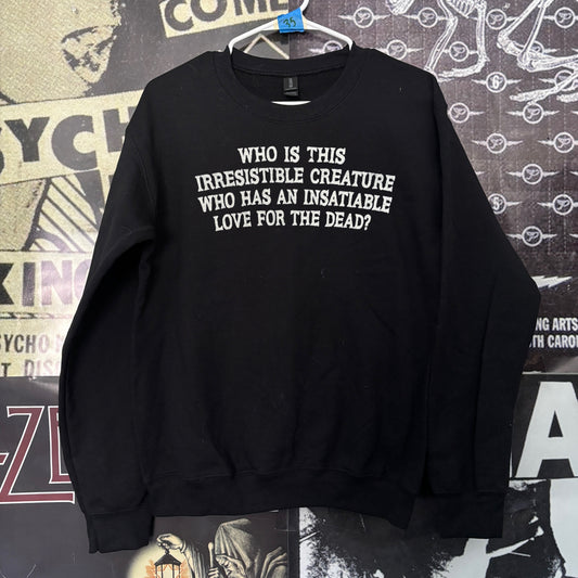 LIVING LYRICS black sweatshirt