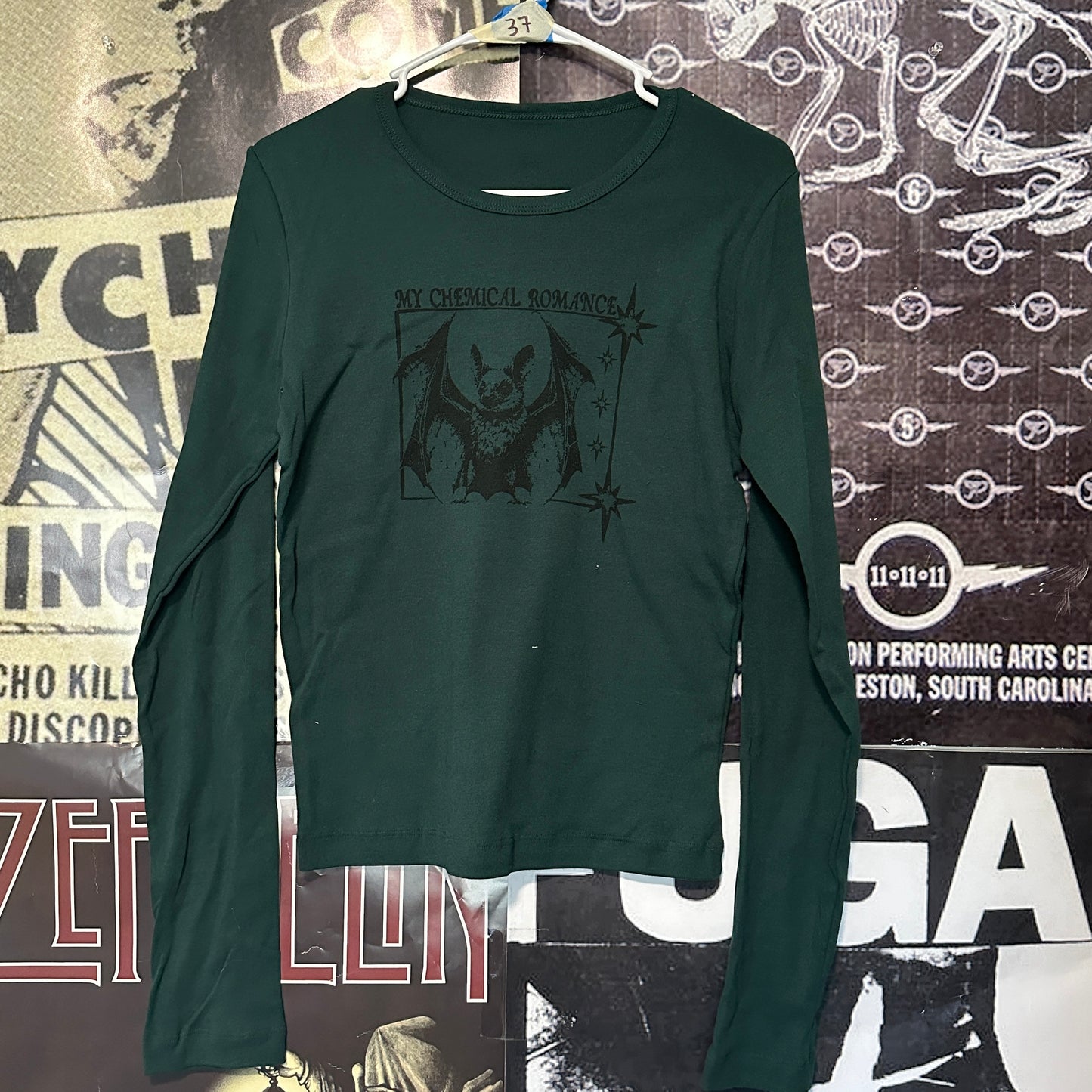 My chemical romance forest green long sleeve