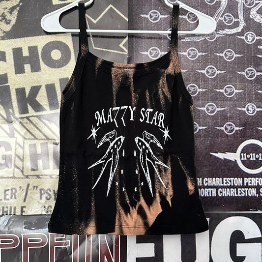 Mazzy star acid wash baby tank SM/MED