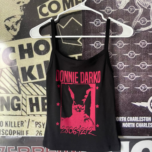 Donnie darko black/red baby tank