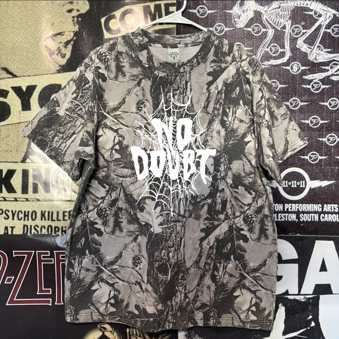 No doubt grey camo t-shirt