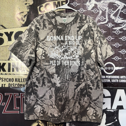 Them bones grey camo t-shirt