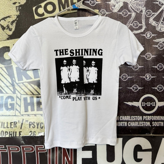 The shining white long baby tee