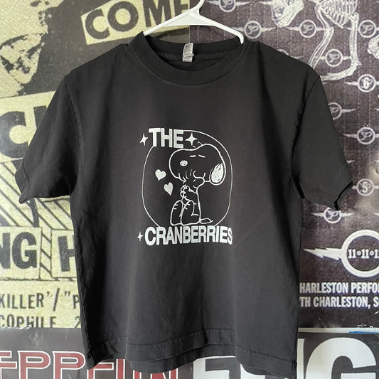 The cranberries black boxy tee