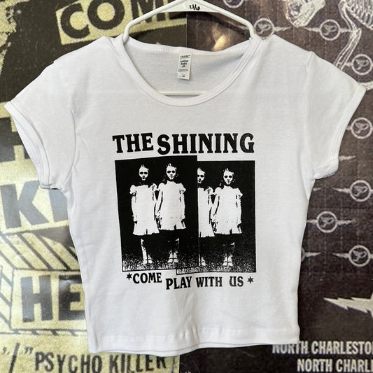 The shining white baby tee