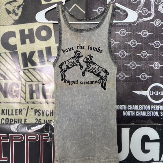 Silence lambs grey rib tank MED