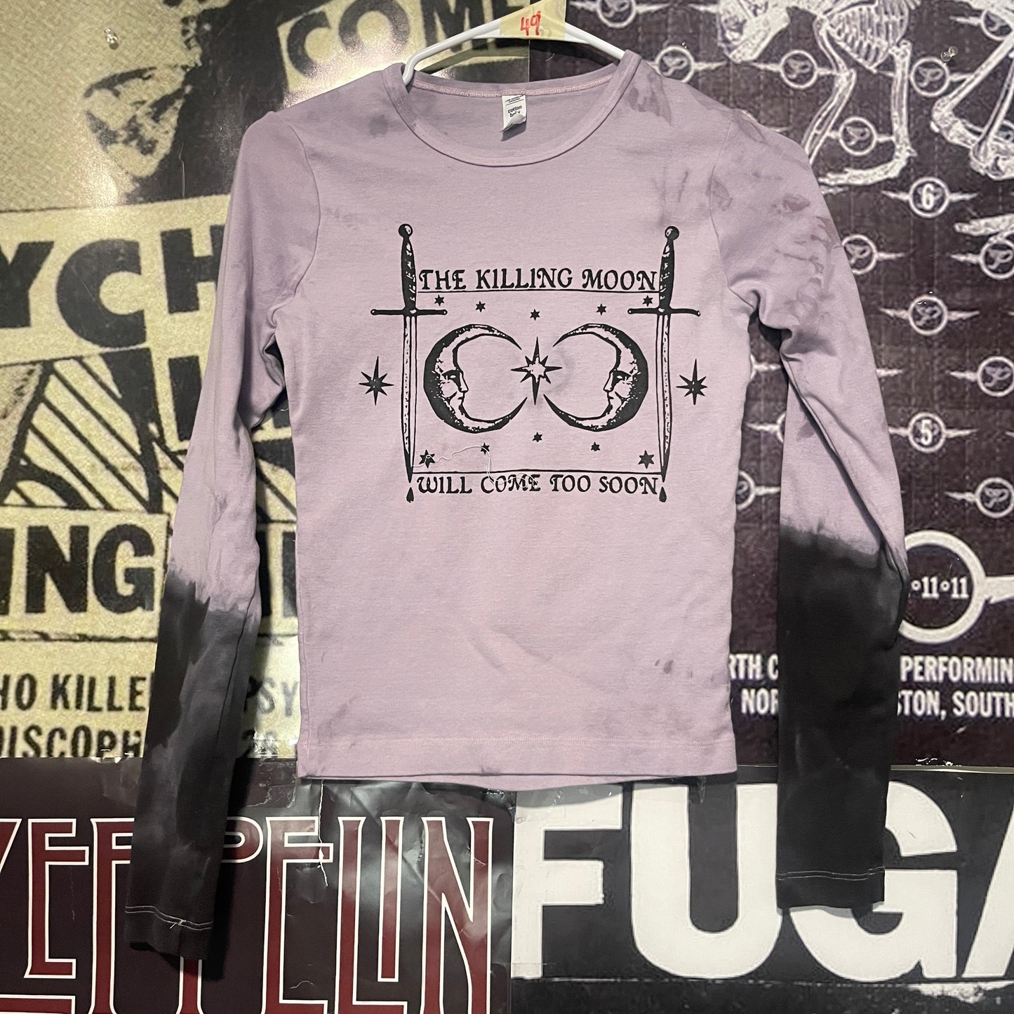 Killing moon purple/black baby long sleeve SM/MED