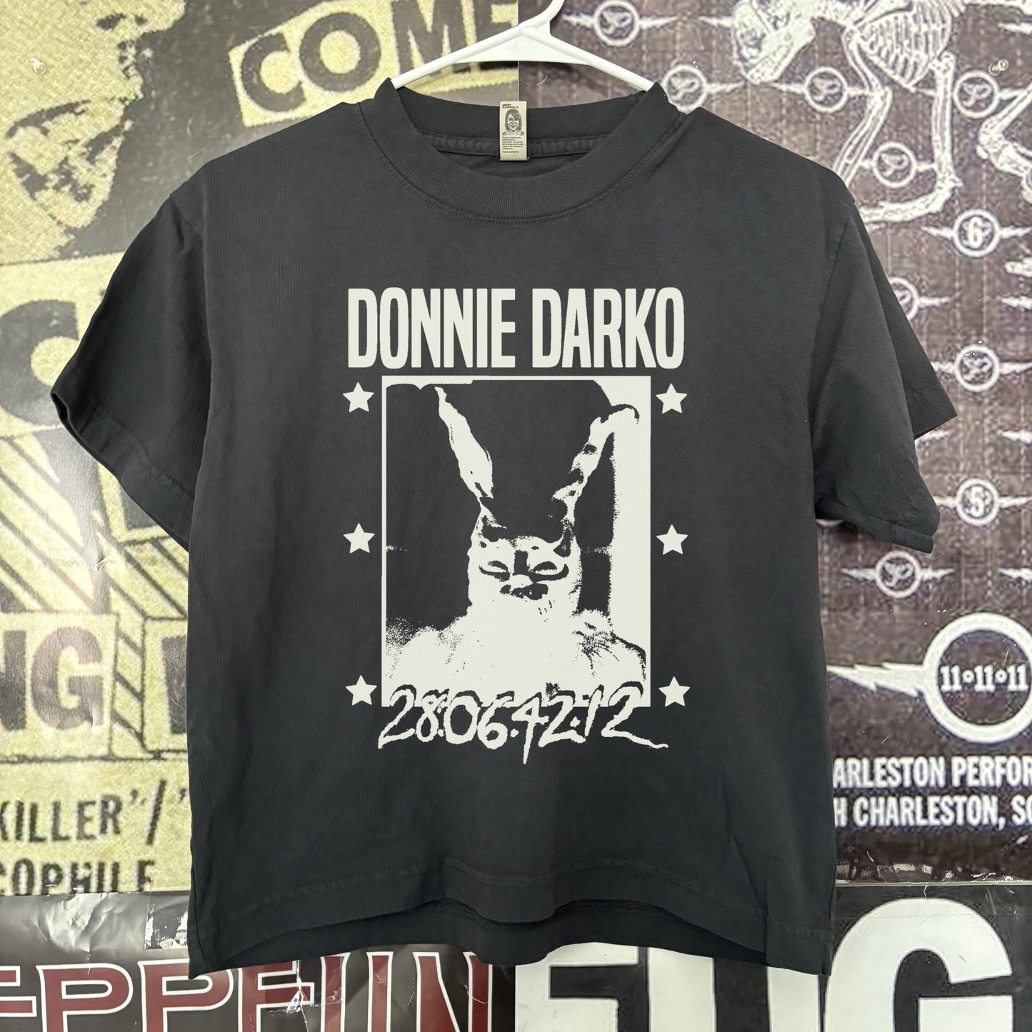 Donnie boxy black tee