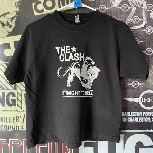 The clash black boxy tee