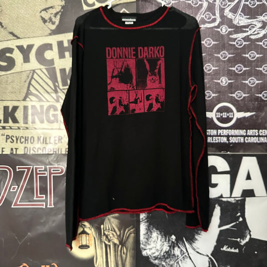 Donnie darko Black/red mesh long sleeve