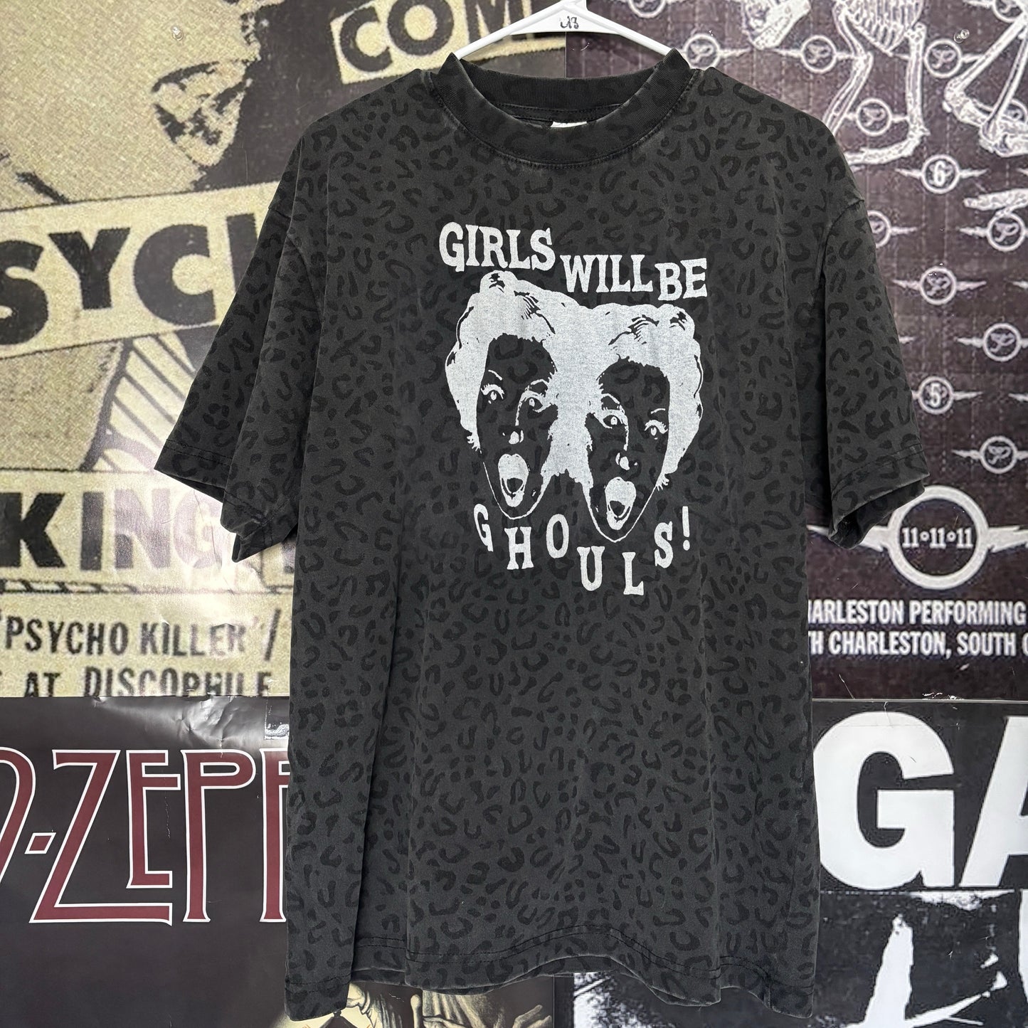 Ghouls grey cheetah t-shirt
