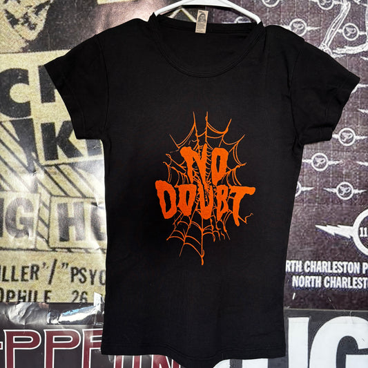 Doubt black/orange babydoll tee