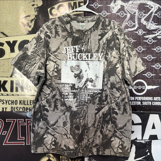 Jeff Buckley grey camo t-shirt