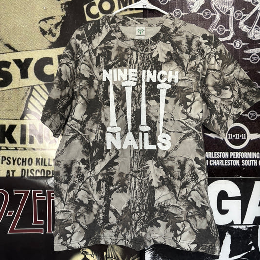 Nine inch nails grey camo t-shirt