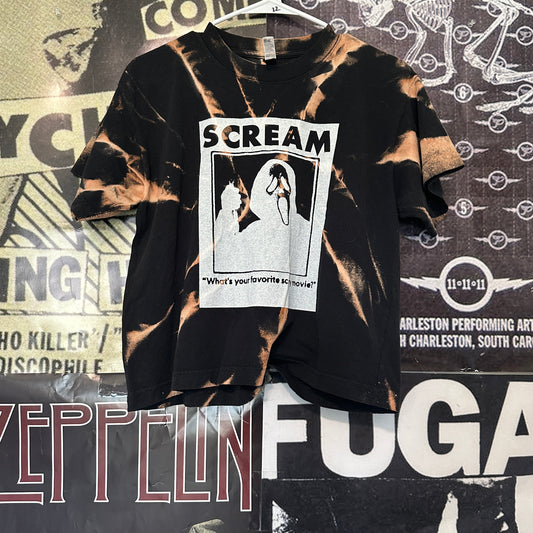 Scream acid wash boxy tee MED