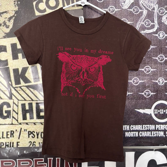 Twin peaks brown/red baby doll tee