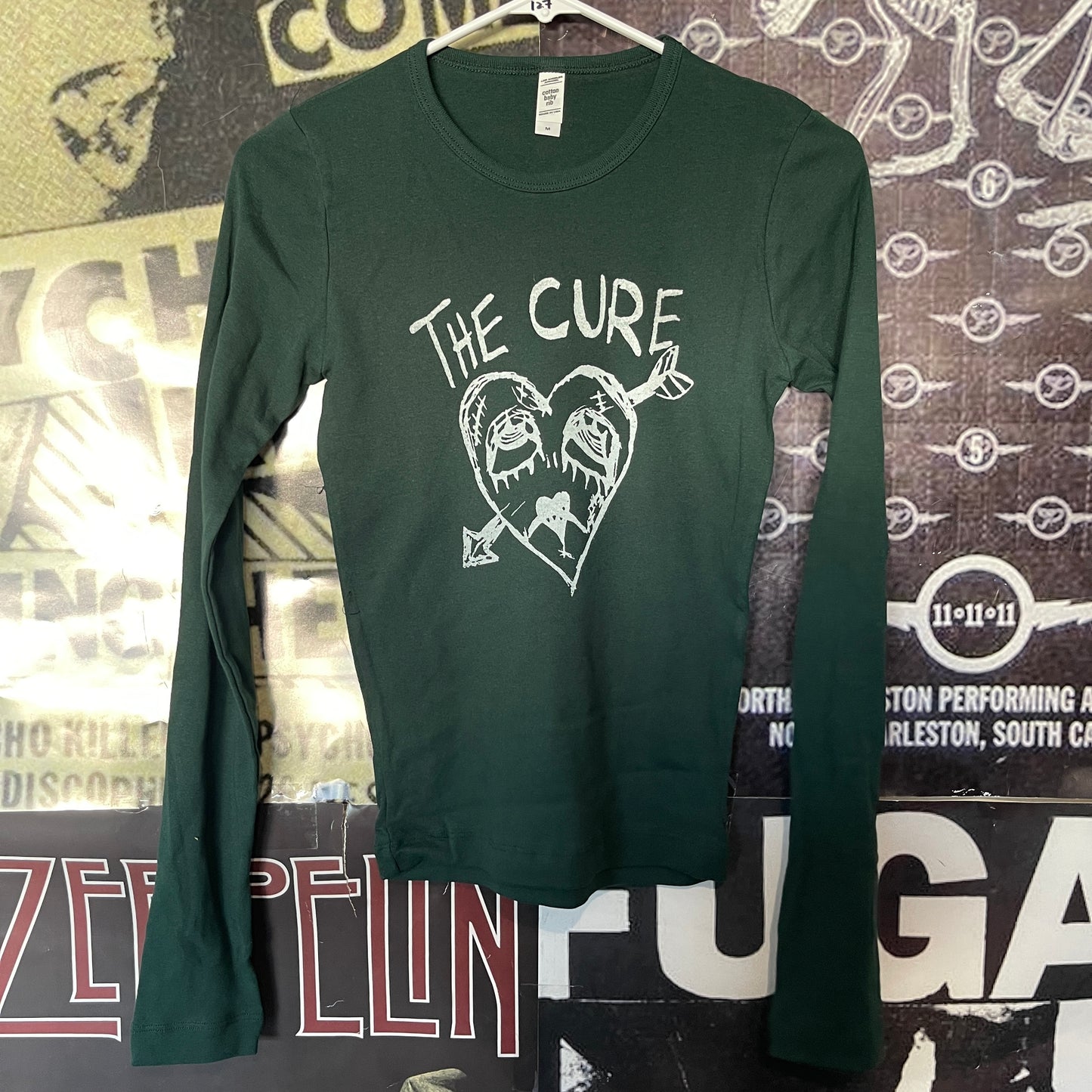 The cure forest green baby long sleeve