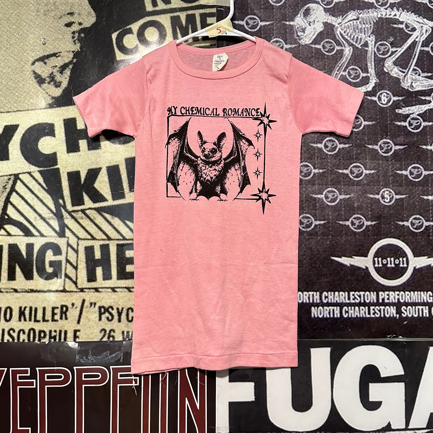 My chemical romance pink babydoll tee