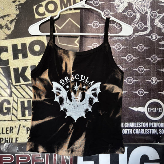dracula black acid wash baby tank