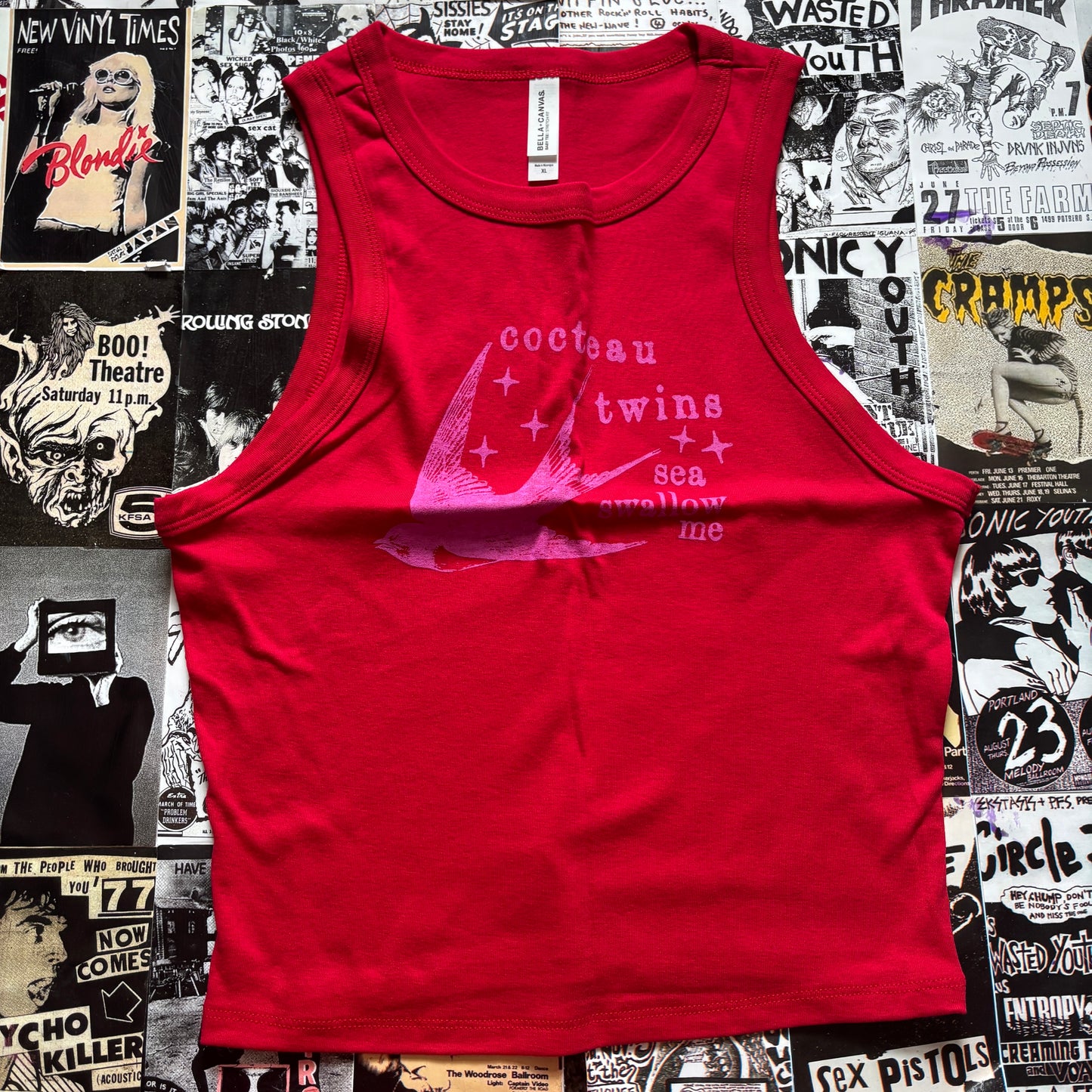 Cocteau red/pink tank top LAR/XL