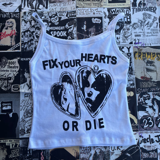 Twin peaks white tank SM/MED