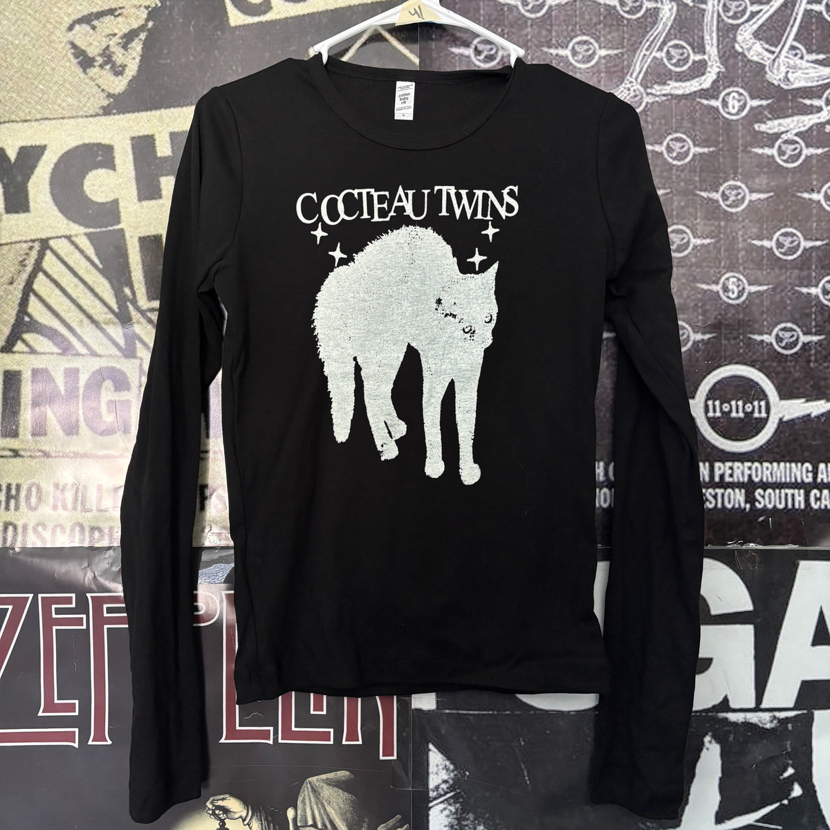 Cocteau cat black baby long sleeve