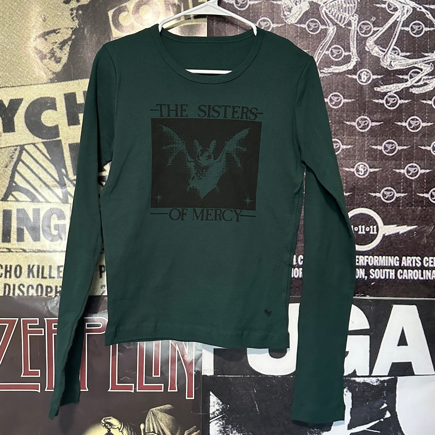 Sisters of mercy forest green long sleeve