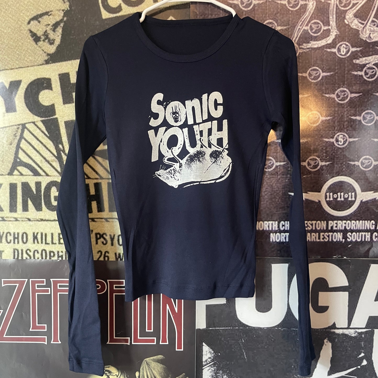 Sonic youth navy baby style long sleeve SM/MED