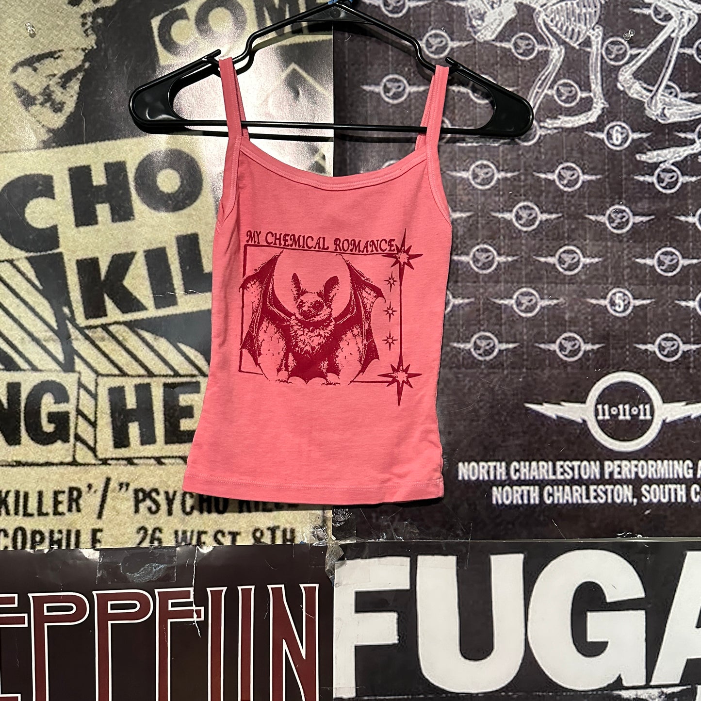 My chemical romance pink/red tank SM/MED