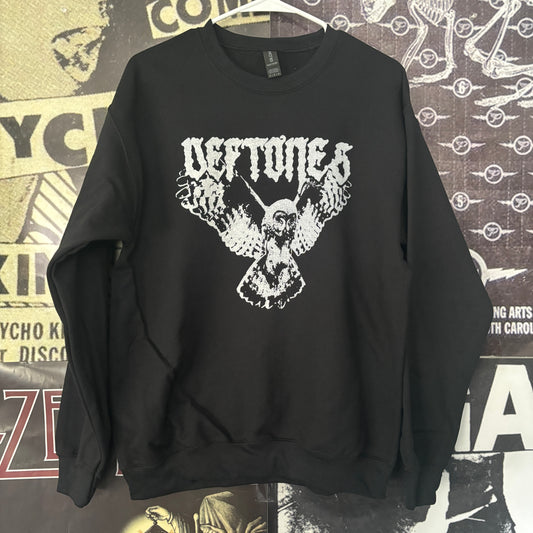 Deftones owl black sweatshirt
