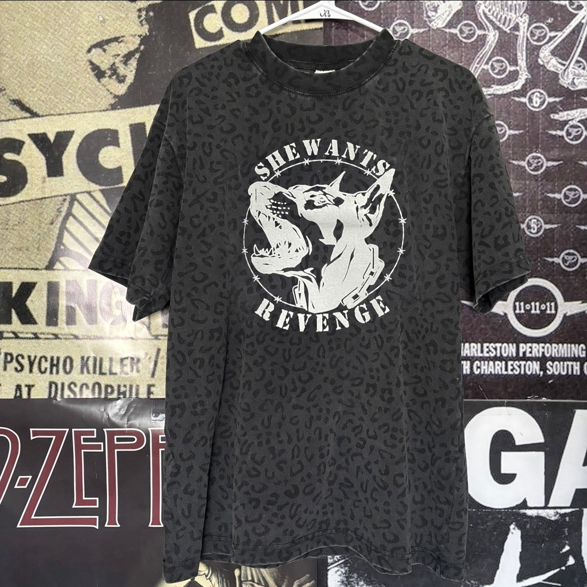 Revenge grey cheetah t-shirt