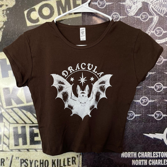 Dracula brown baby tee