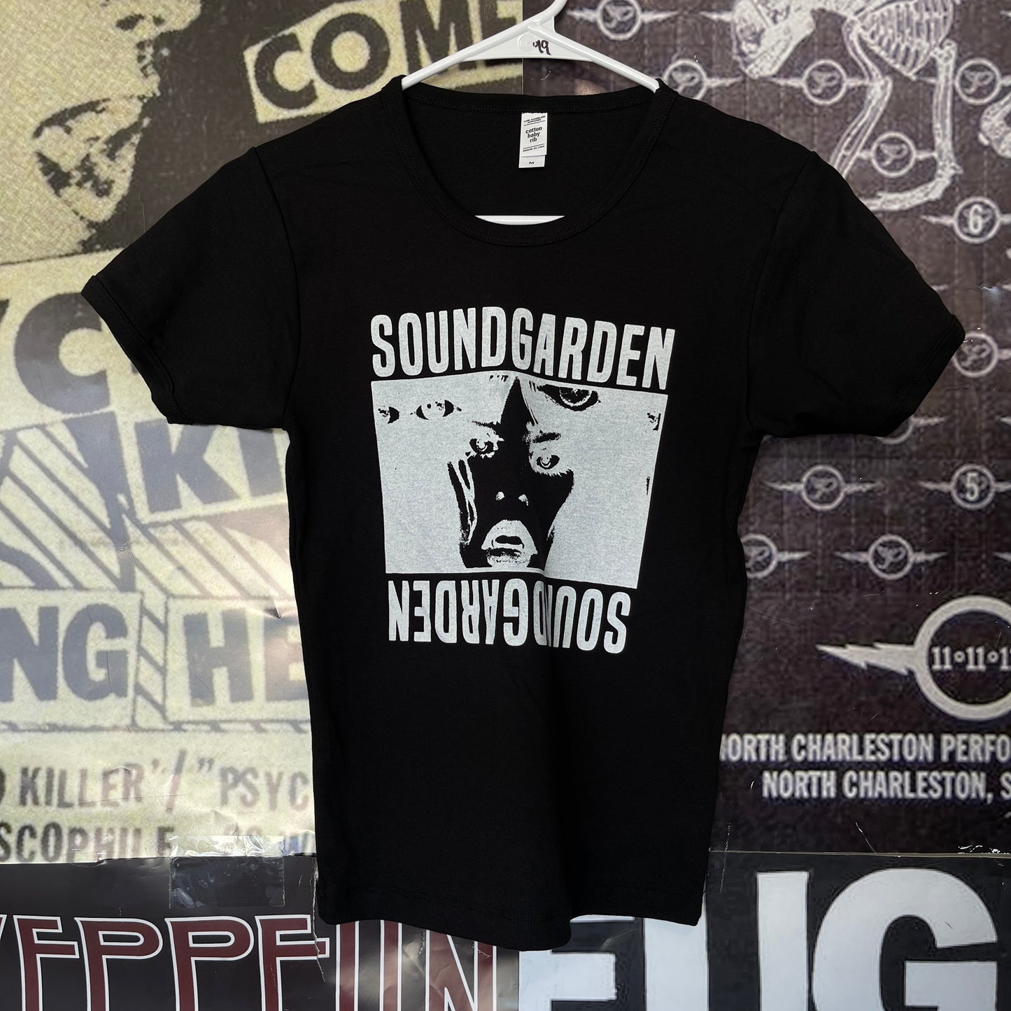 Soundgarden black long baby tee