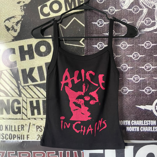 Alice in chains black/red baby tank